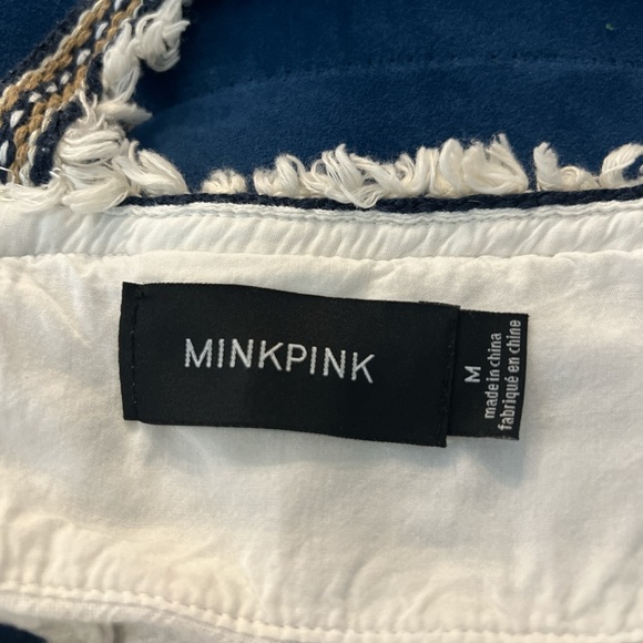 MinkPink Embroidered Super Crop Top from Revolve - size M - Picture 5 of 6